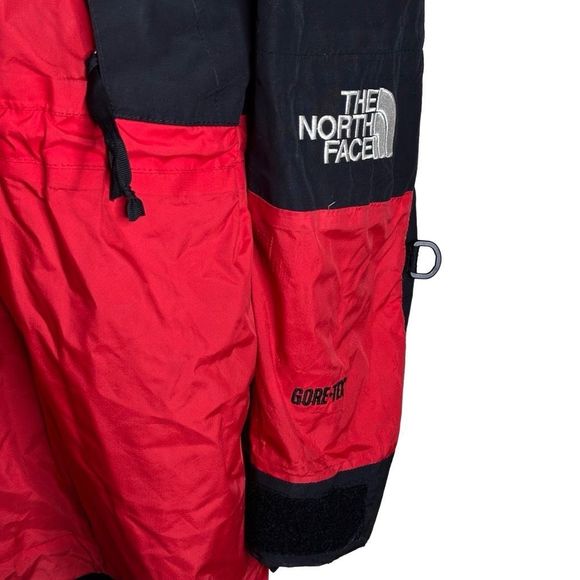 VTG 90’s The North Face Gore-Tex Mountain Guide Red Jacket Parka Womens L - Picture 3 of 4
